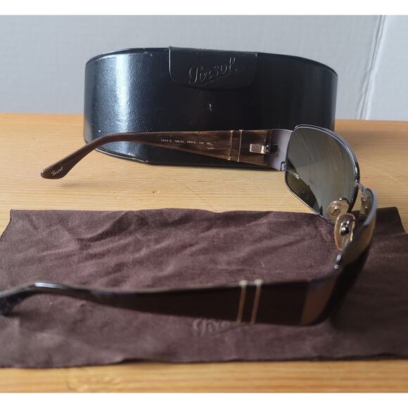 Persol 2342-S 796/31 Anthracite Gray Metallic VTG Sunglasses 59015 130 Italy main image 10